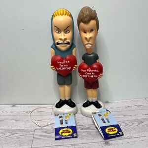 Beavis and Butt-Head Lighted Valentine's Day Decor Set 2026 Gemmy MTV 90s NEW